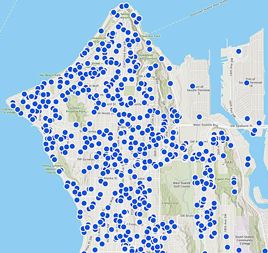 New Shaping Seattle Map For Finding Land Use And Construction Permits Westside Seattle 6521